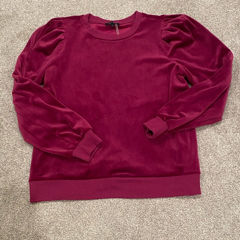 Magenta super soft long sleeve. Size large